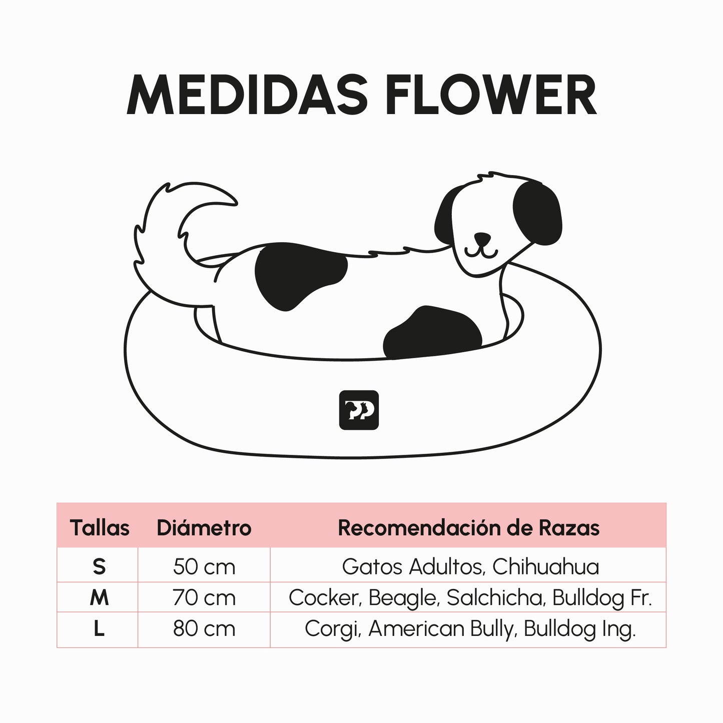 Cama Redonda Flower- Verde Olivo