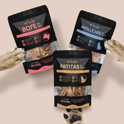 Snack Perros | MOLLEJAS DE POLLO - 120 GR.